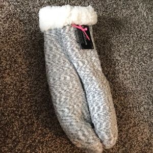 Sherpa lined lounge socks